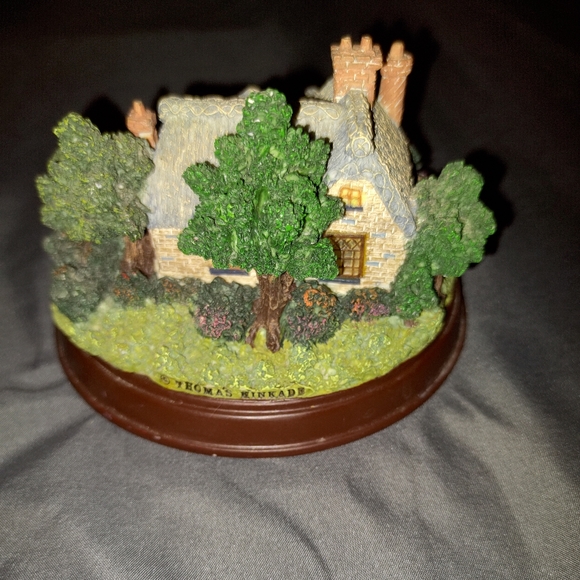 Vintage Thomas Kinkade Memories of Home Collection EVERETT'S COTTAGE  lights up - Picture 5 of 8